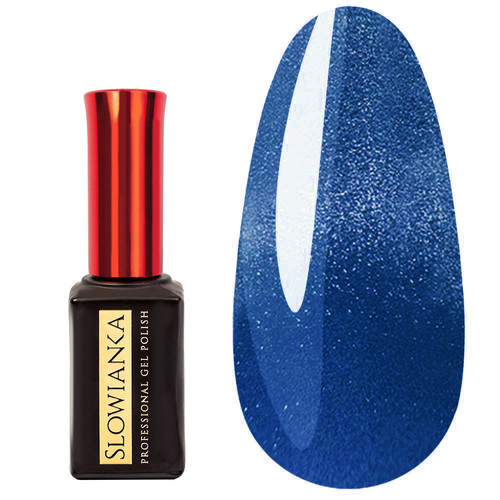 Gel-Nagellack Slowianka CAT EYE 04 smaragdgrüner 8 g