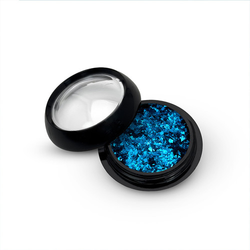 Rubbing for nails Slowianka Blue Flakes 0,5 g - Фото №2