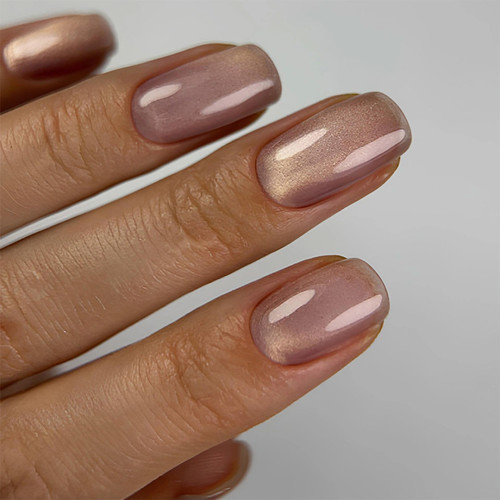 Gel polish DARK Cat Eye 13 rose gold 6 ml - Фото №3