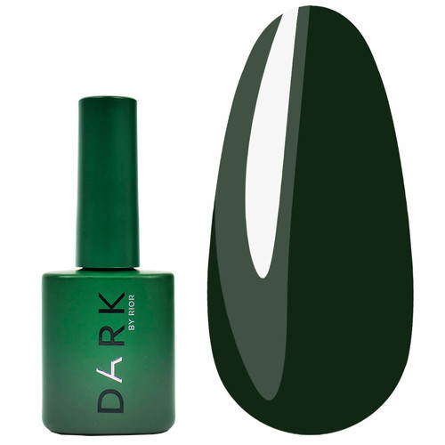 Gel polish DARK 167 dark green 10 ml