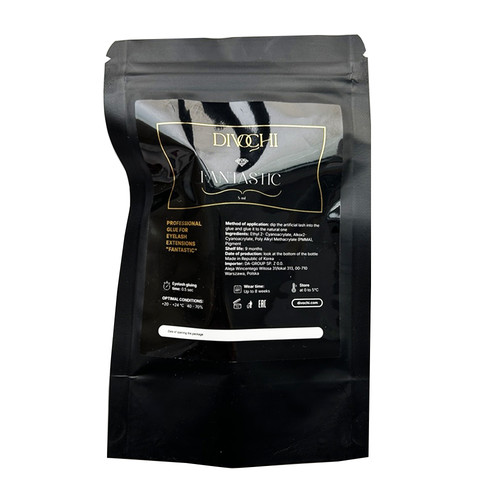 Glue DIVOCHI for eyelash extensions "Fantastic" black 5 ml