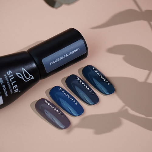 Gel polish SILLER True Autumn 15 deep blue 8 ml (NF-00020806) - Фото №3