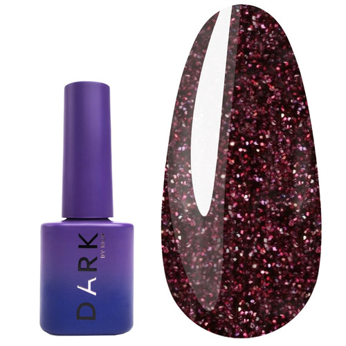 Gel-Nagellack Dark Cosmos 122 burgunderroter, reflektierender 6 ml