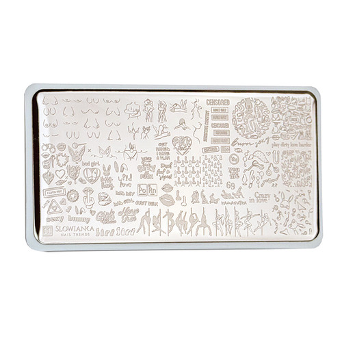 Stamping plate Slowianka 11 18+ - Фото №1
