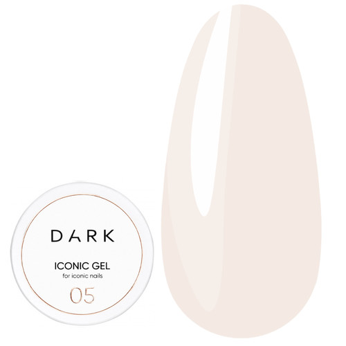 Gel for extension DARK Iconic Gel 05 light cream 30 ml - Фото №1
