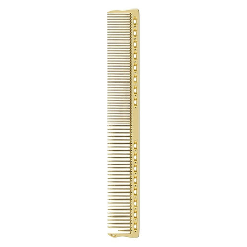 Metall-Friseurkamm  20 cm Gold