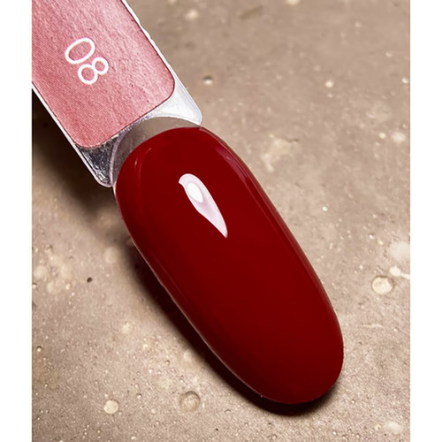 Gel polish DARK New collection 008 dark red 6 ml - Фото №4