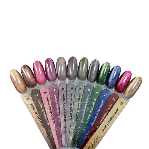 Gel Polish Touch 3D Cat Eyes 06 light violet 9 ml - Фото №4