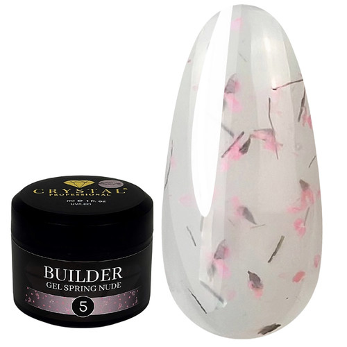 Crystal Builder Gel Spring Nude 5, 15 ml - Фото №1