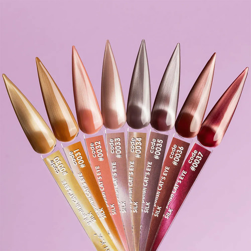 Gel polish DNKa CAT`S EYE SILK #0036 wine 12 ml - Фото №3