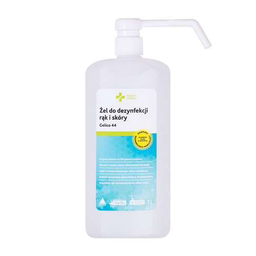 Гель для дезинфекции рук и кожи Alpinus Medica Gelico 44 1 л