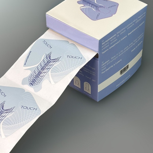 Nail extension forms TOUCH 300 pcs - Фото №2