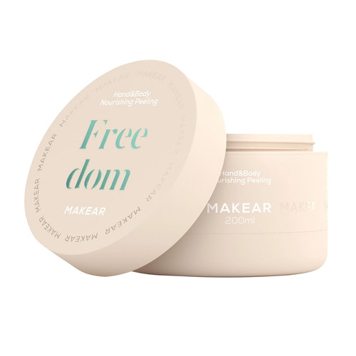 Nourishing scrub for hands and body MAKEAR Freedom 200 ml - Фото №1