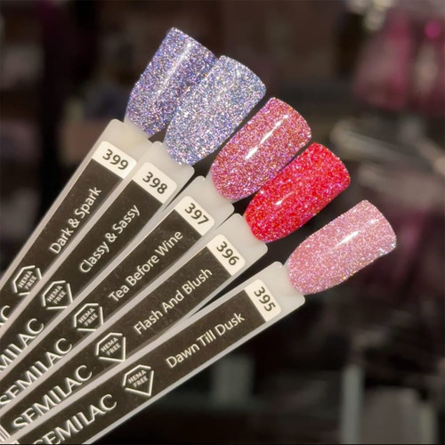 Gel-Nagellack Semilac 397 Tea before Wine 7ml - Фото №5