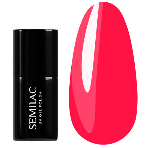 Gel-Nagellack Semilac 042 Neon Raspberry 7ml - Фото №1