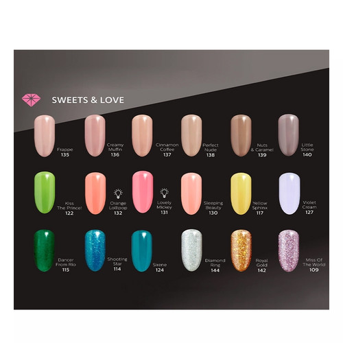 Gel-Nagellack Semilac 130 Sleeping Beauty  7ml - Фото №4