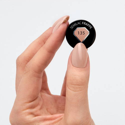 Gel-Nagellack Semilac 135 Frappe 7ml - Фото №2