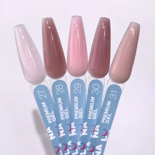 Gel for nail extensions LUNA Premium Gel 28 light brown 30 ml (323-4945-1344) - Фото №4