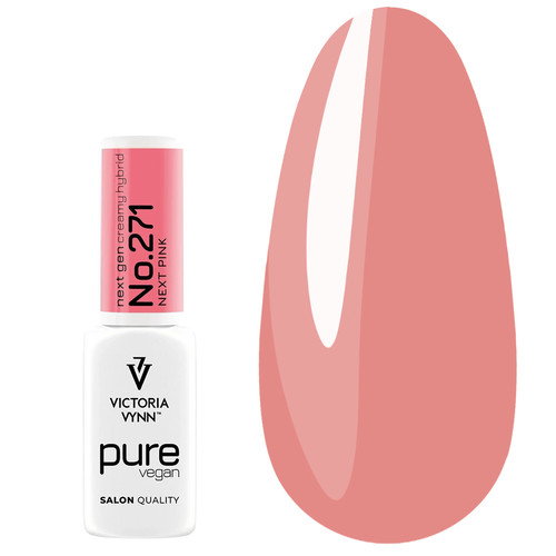 Gel-Nagellack PURE VEGAN CREAMY HYBRID VICTORIA VYNN 271 Next Pink 8 ml - Фото №1
