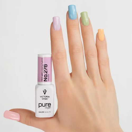 Gel-Nagellack PURE VEGAN CREAMY HYBRID VICTORIA VYNN 276 VioLED 8 ml - Фото №3
