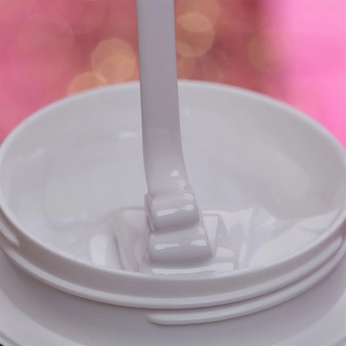 Gel for extensions PALU PRO CONTROL BUILDER GEL FRENCH WHITE 45 g - Фото №3