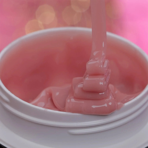 Gel for extensions PALU PRO CONTROL BUILDER GEL FRENCH COVER 45 g - Фото №3