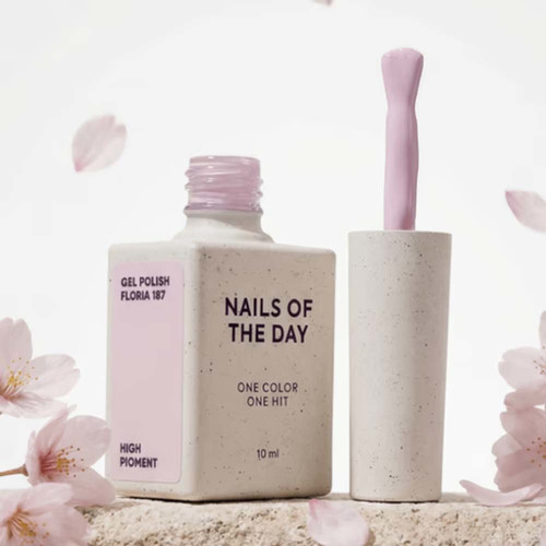 Gel polish NAILSOFTHEDAY 187 Floria pastel pink 10 ml - Фото №4