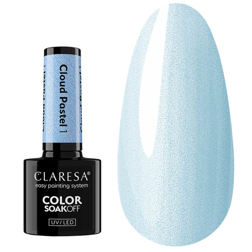 Gel polish Claresa Cloud Pastel 1 pearl blue 5 ml