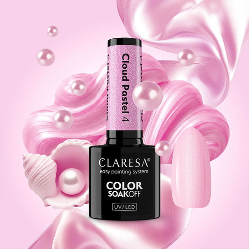 Gel polish Claresa Cloud Pastel 4 pearl pink 5 ml - Фото №3