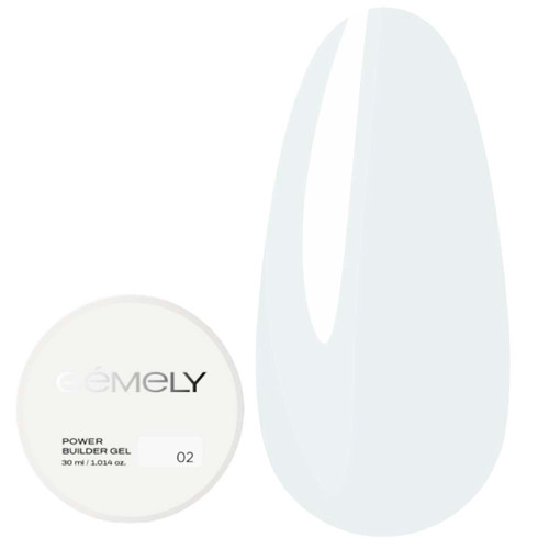 GEMELY Power Builder Gel 02 Milky 30 ml (7703545) - Фото №1