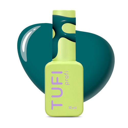 Gel-Nagellack TUFI Profi PANTONE 19 Alexandrit-Türkisgrün 10 ml (0331531) - Фото №1
