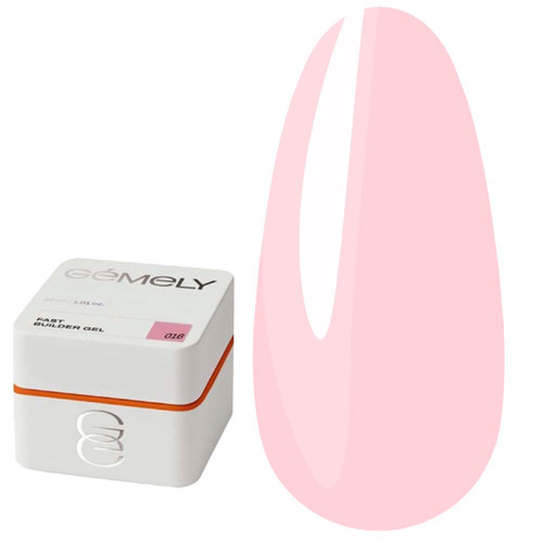 Nagelverlängerungsgel GEMELY Fast Builder Gel 16 kühles Aschrosa 30 ml ( 7704095) - Фото №1