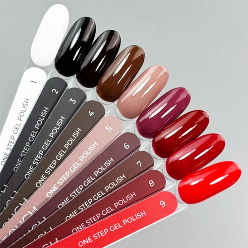 Gel polish Touch One step 08 dark red 9 ml - Фото №4
