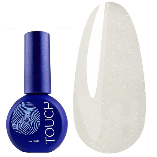 Gel polish Touch One step 17 milky with shimmer 9 ml - Фото №1