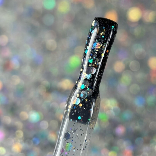 Gel polish Touch One step 18 transparent with glitter 9 ml - Фото №2