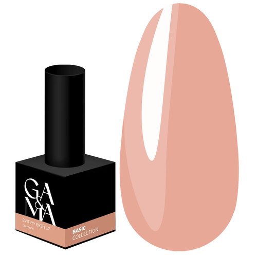 Gel-Nagellack GA&MA Basic Kollektion 017 Hellbeige 10 ml (7700286) - Фото №1