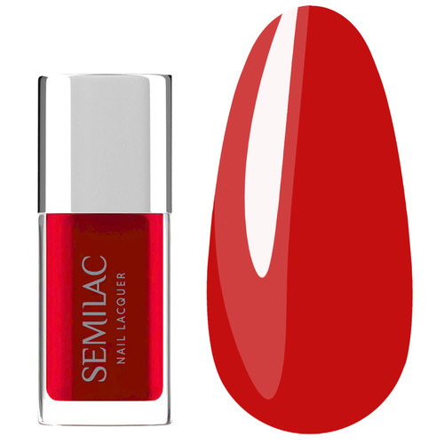 Klassischer Nagellack Semilac Nagellack 120 Neonrot 9 ml - Фото №1