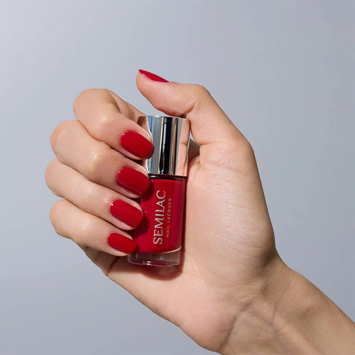 Semilac Nagellack 110 Klassisches Rot 9 ml - Фото №4