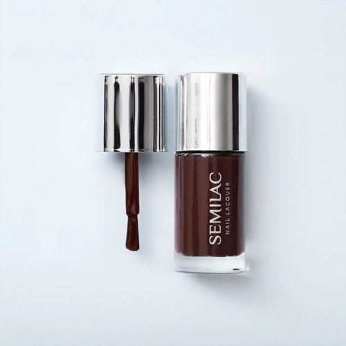 Klassischer Nagellack Semilac Nagellack 111 Espresso 9 ml - Фото №2