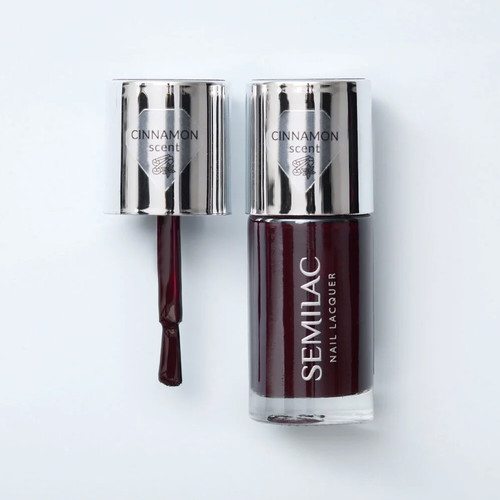 Klassischer Nagellack Semilac Nagellack 112 Weinrot 9 ml - Фото №2