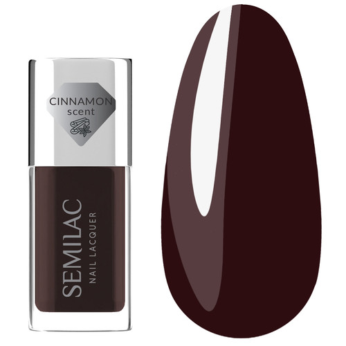 Klassischer Nagellack Semilac Nagellack 112 Weinrot 9 ml - Фото №1