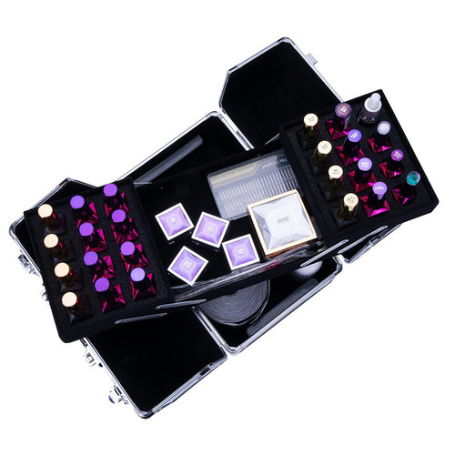 Mollylac M Diamond 3D Nagellackkoffer (Weiß) - Фото №2