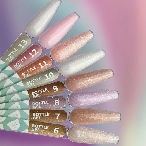 YOUARECUTE Bottle Gel 12 Pink Shimmer 5ml (994-4007-0964) - Фото №4