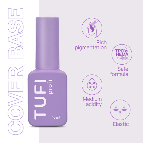 TUFI Profi Cover Base 02 Cloud 10 ml (0326521) - Фото №8