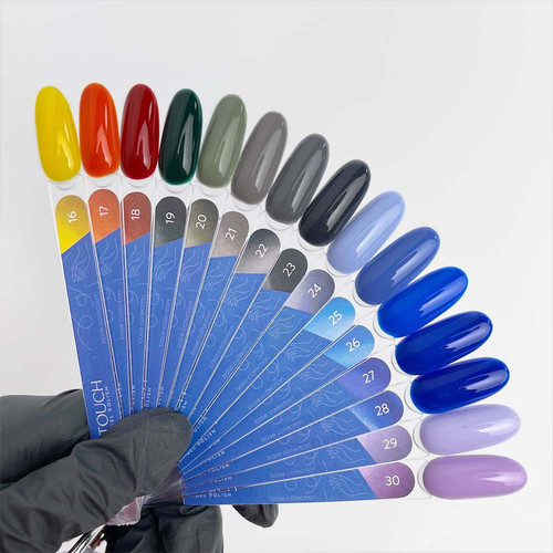 Gellack Touch Gel Polish 27 leuchtend blau 9 ml - Фото №3