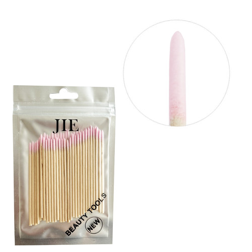 Holzstäbchen, glitzernd pink