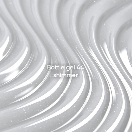 NAILSOFTHEDAY Bottle gel 44 white with shimmer 10 ml - Фото №2