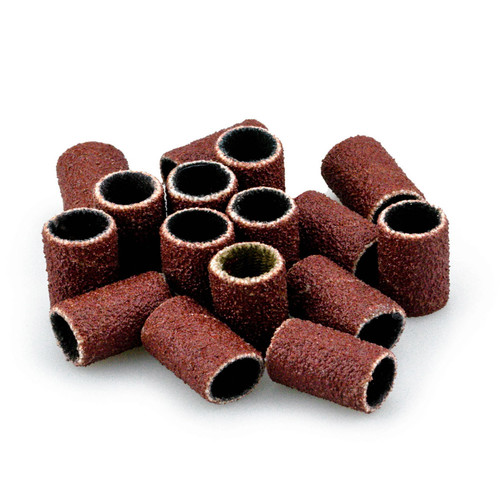 JAAPEE BOX Profico Set zylindrischer Schleifkappen mit Fräser-Mandrel, 120 Grit, 100 Stück - Фото №1