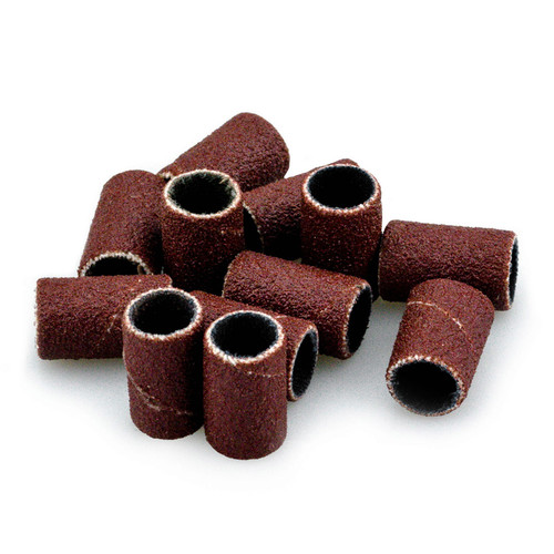 JAAPEE BOX Profico Set zylindrischer Schleifkappen mit Fräser-Mandrel, 180 Grit, 100 Stück - Фото №1