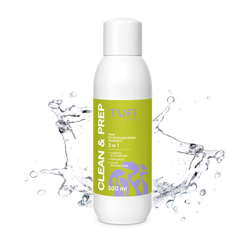 TUFI profi CLEAN & PREP 3-in-1 Nagel-Entfetter, 500 ml - Фото №2